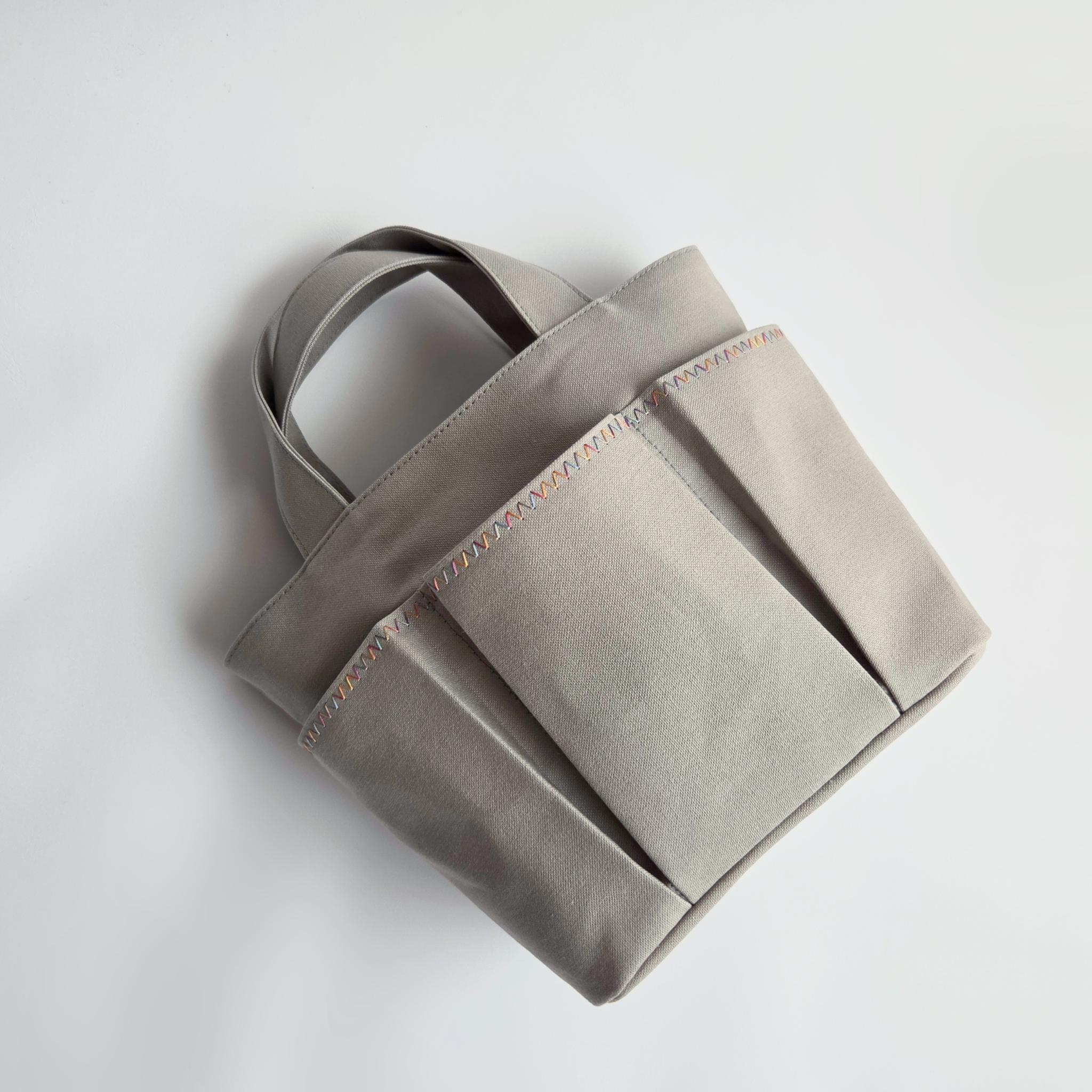 【ジグザグステッチ】トートバッグ〈Gray〉 | 5枚目