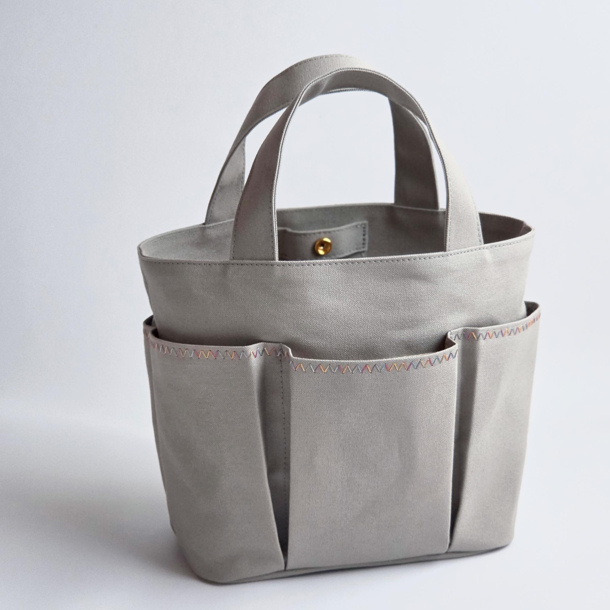 【ジグザグステッチ】トートバッグ〈Gray〉 | 3枚目