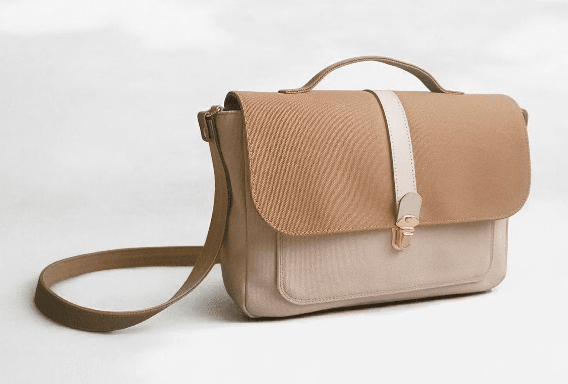 【倉敷帆布のサッチェル風ショルダー】販売中！